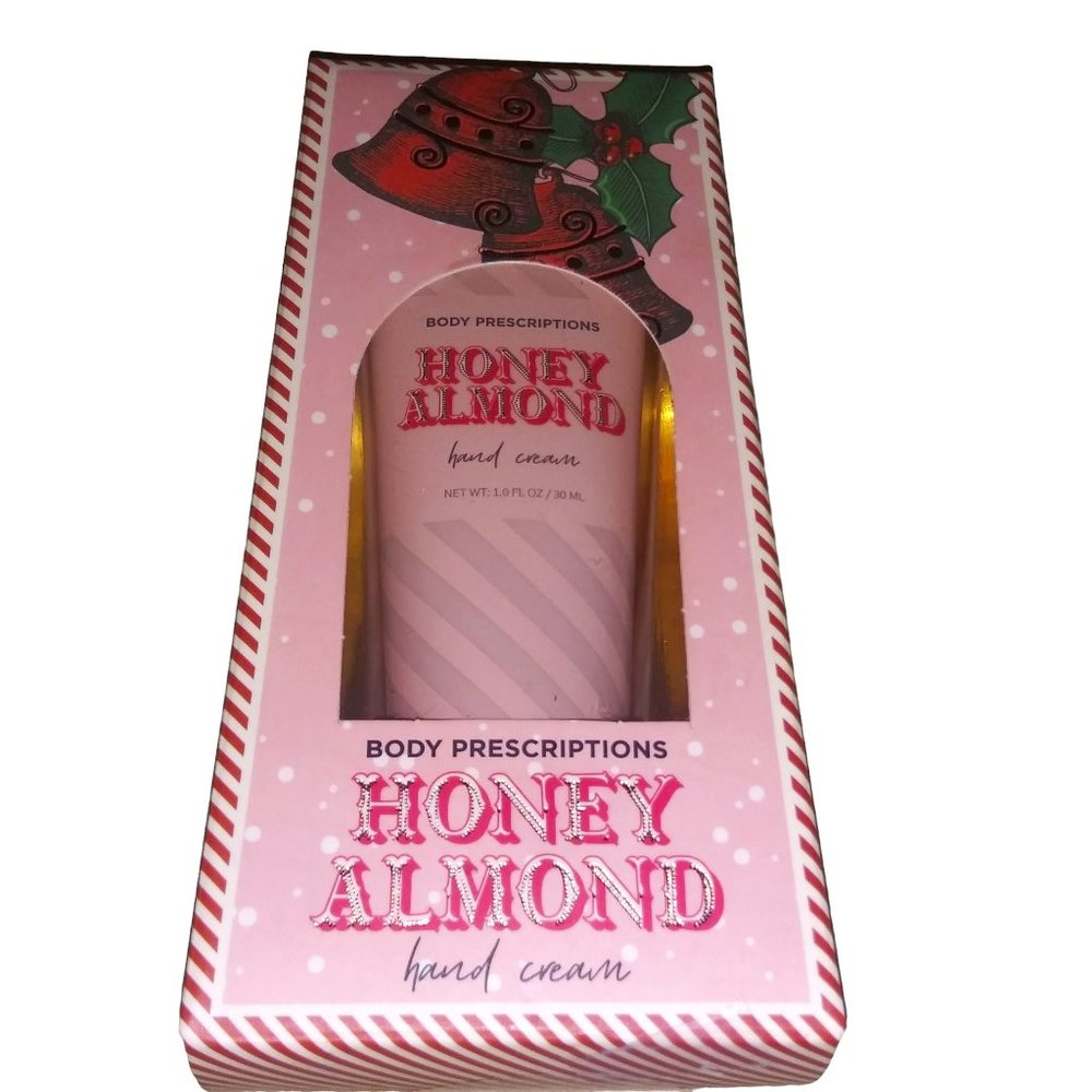 Body Prescriptions SANTA BABY Honey Almond Hand Cream NEW Travel Size 1 OZ